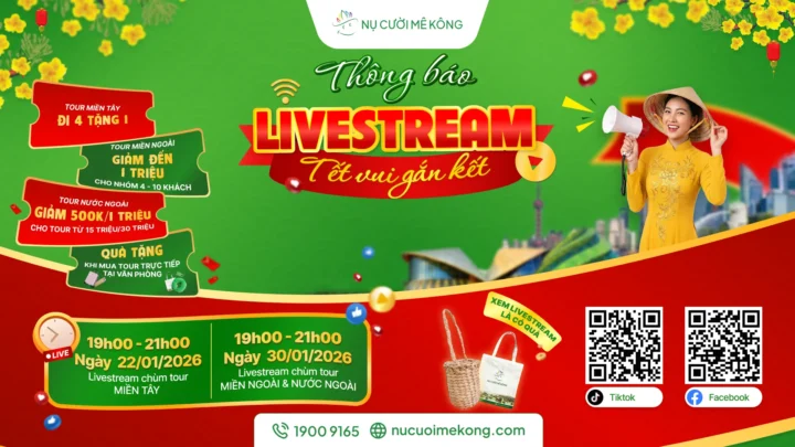 megalivestream Tết Bính Ngọ 2026 cùng Nụ Cười Mê Kông