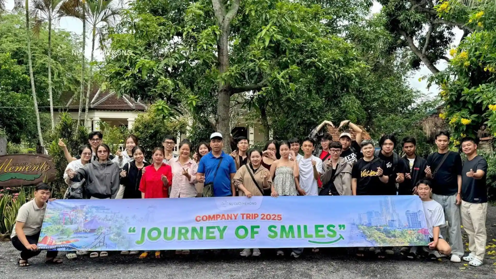 Không gian yên bình giữa miền quê Diên Khánh phản ánh triết lý trải nghiệm chân thật của Nụ Cười Mê Kông