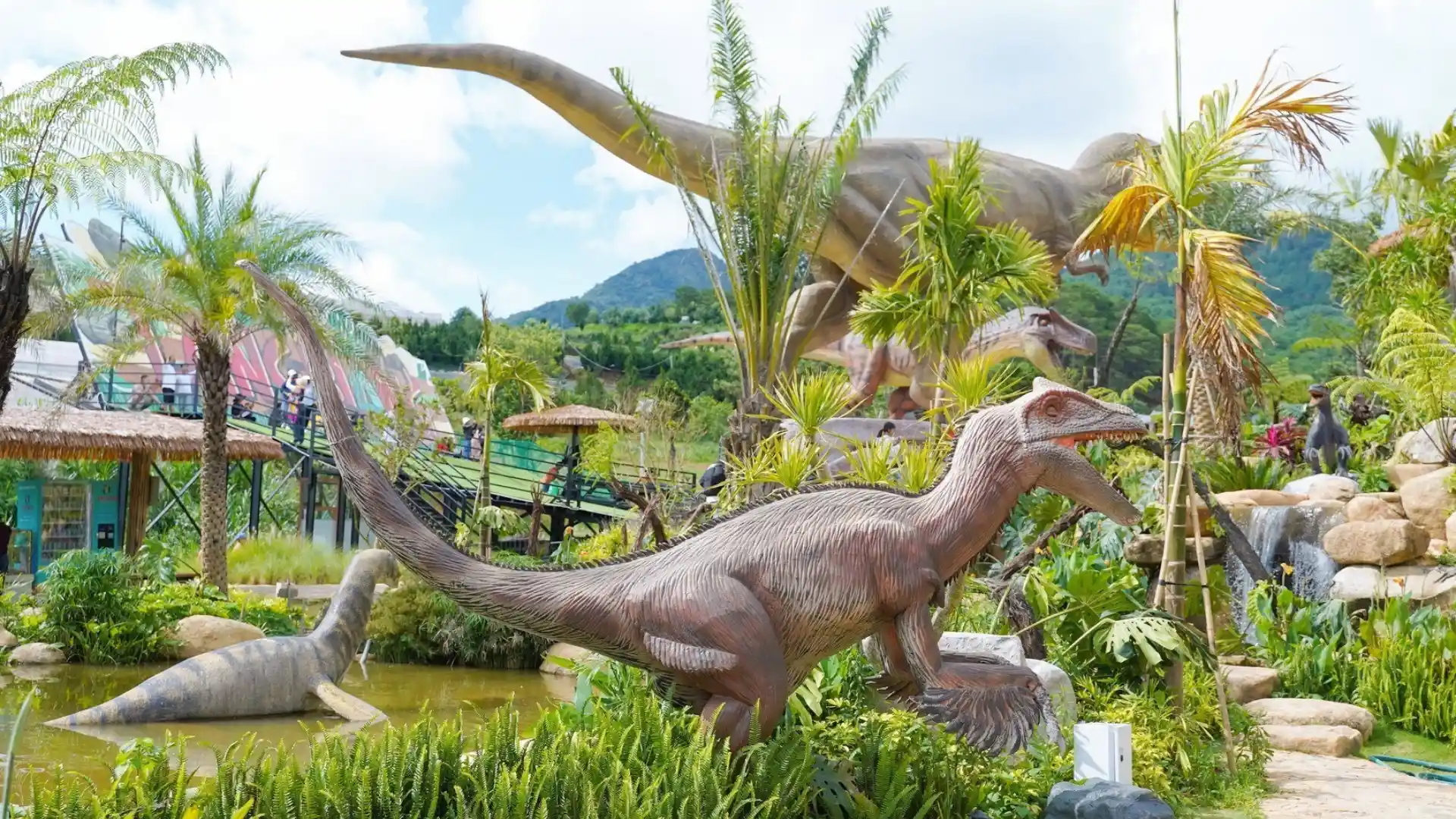 Mô hình khủng long tại LangBiang Land