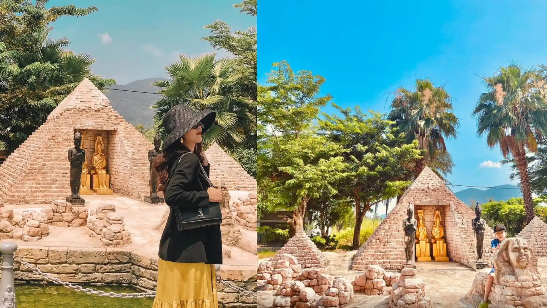 Mô hình Kim Tự Tháp tại công viên thế giới Đà Nẵng