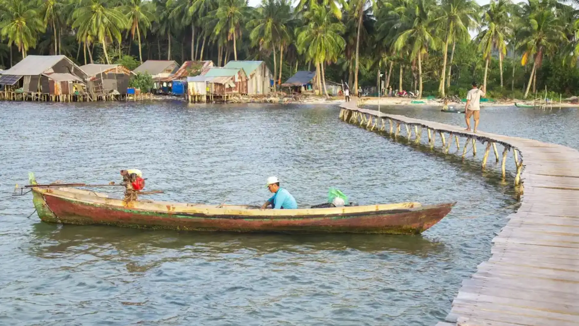 nét bình dị của làng chài truyền thống