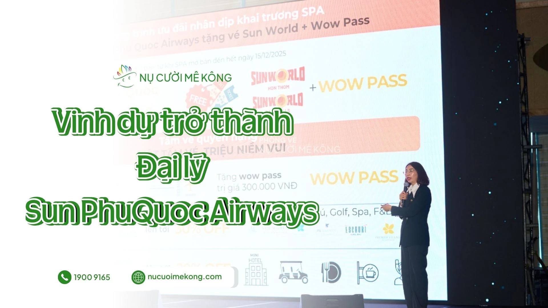 Nụ Cười Mê Kông trở thành đại lý Sun PhuQuoc Airways
