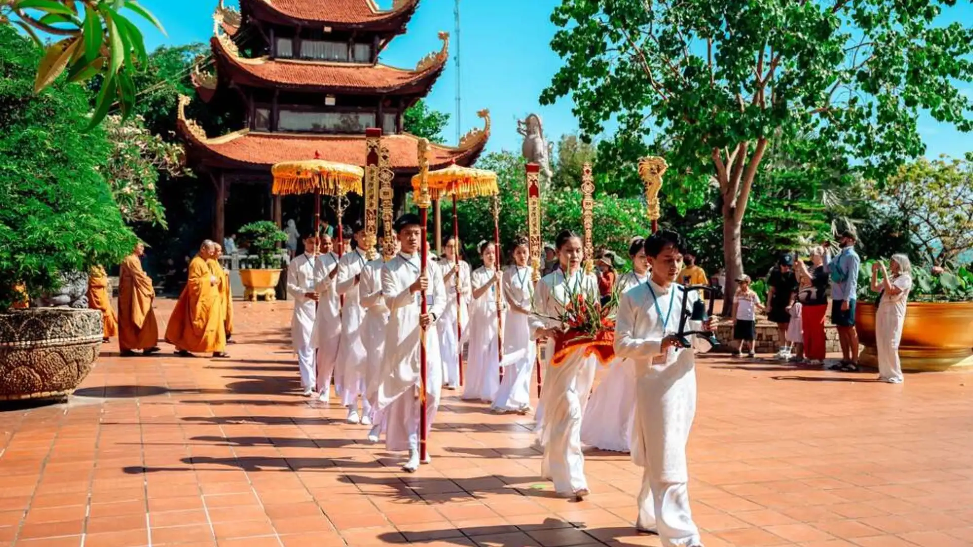 Một lễ hội Phật giáo được tổ chức tại Chùa Hộ Quốc