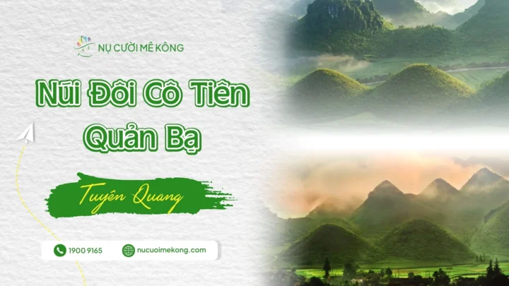 Núi Đôi Cô Tiên sừng sững giữa núi non