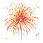 hình pháo hoa trong tour lễ hội