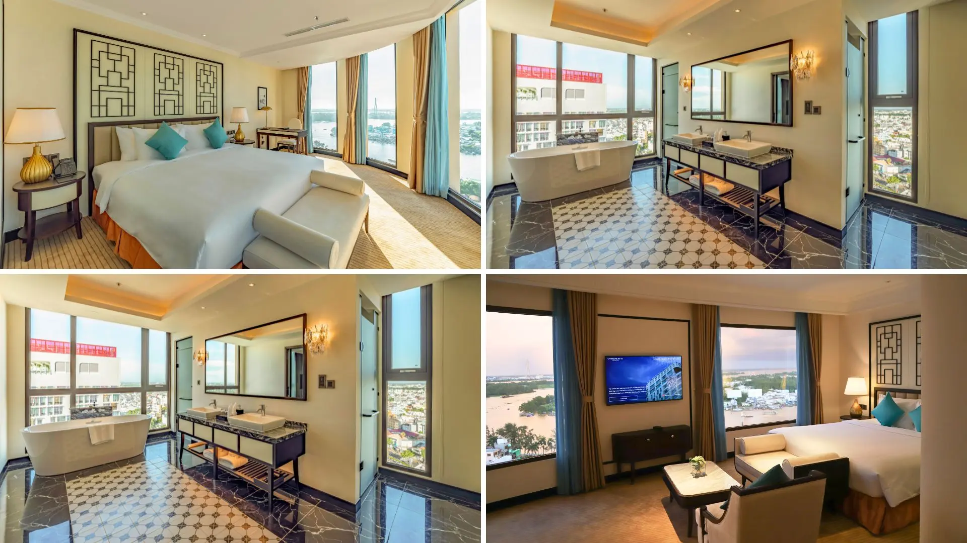 Phòng Executive Suite tại khách sạn Charmant Suites Cần Thơ