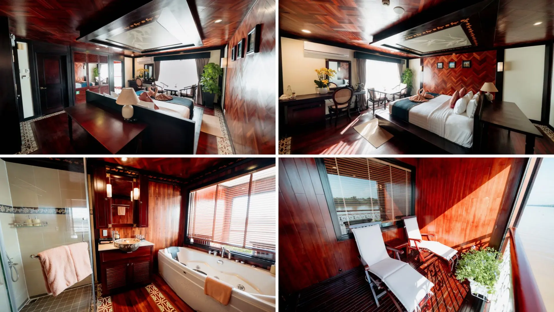 Phòng President Suite du thuyền MV La Marguerite