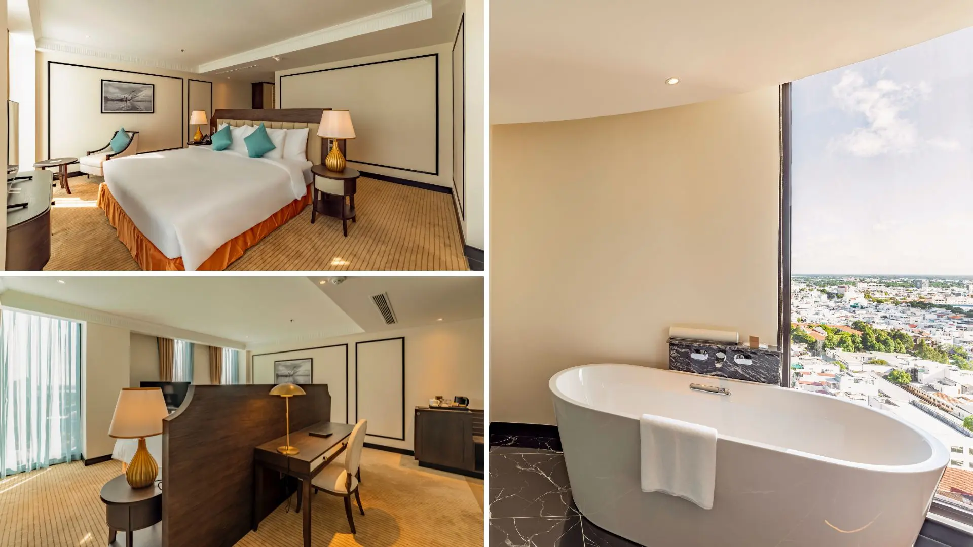 loại phòng Premier Deluxe tại khách sạn Charmant Suites Cần thơ