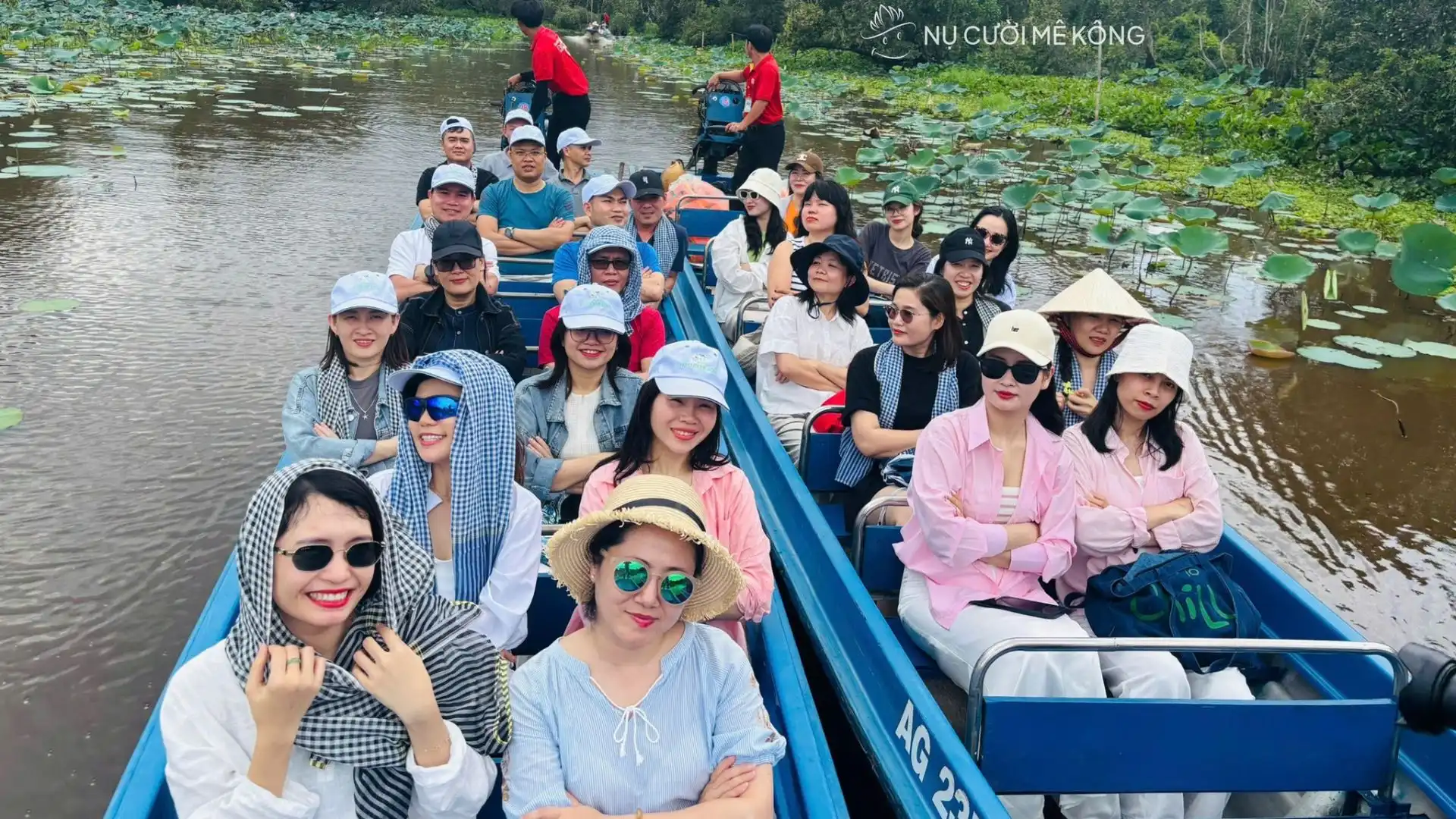 tour đoàn công ty ISC tại rừng tràm trà sư