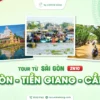 Tour du lịch Sài Gòn - Tiền Giang - Cần Thơ 2 ngày 1 đêm khởi hành từ Cần Thơ, chùm tour lễ 30/4 của Nụ Cười Mê Kông