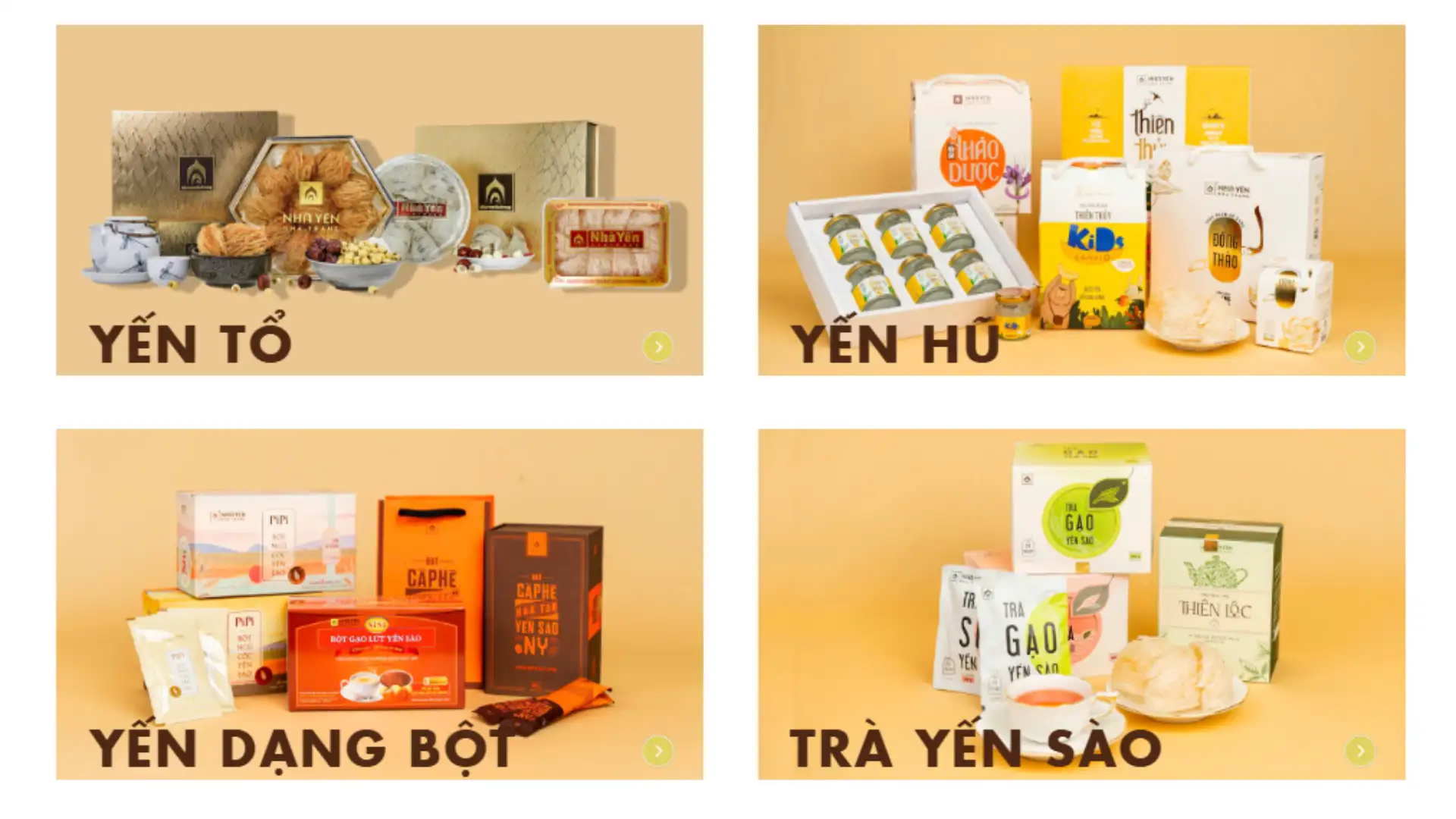 Một số sản phẩm của Nhà Yến Nha Trang