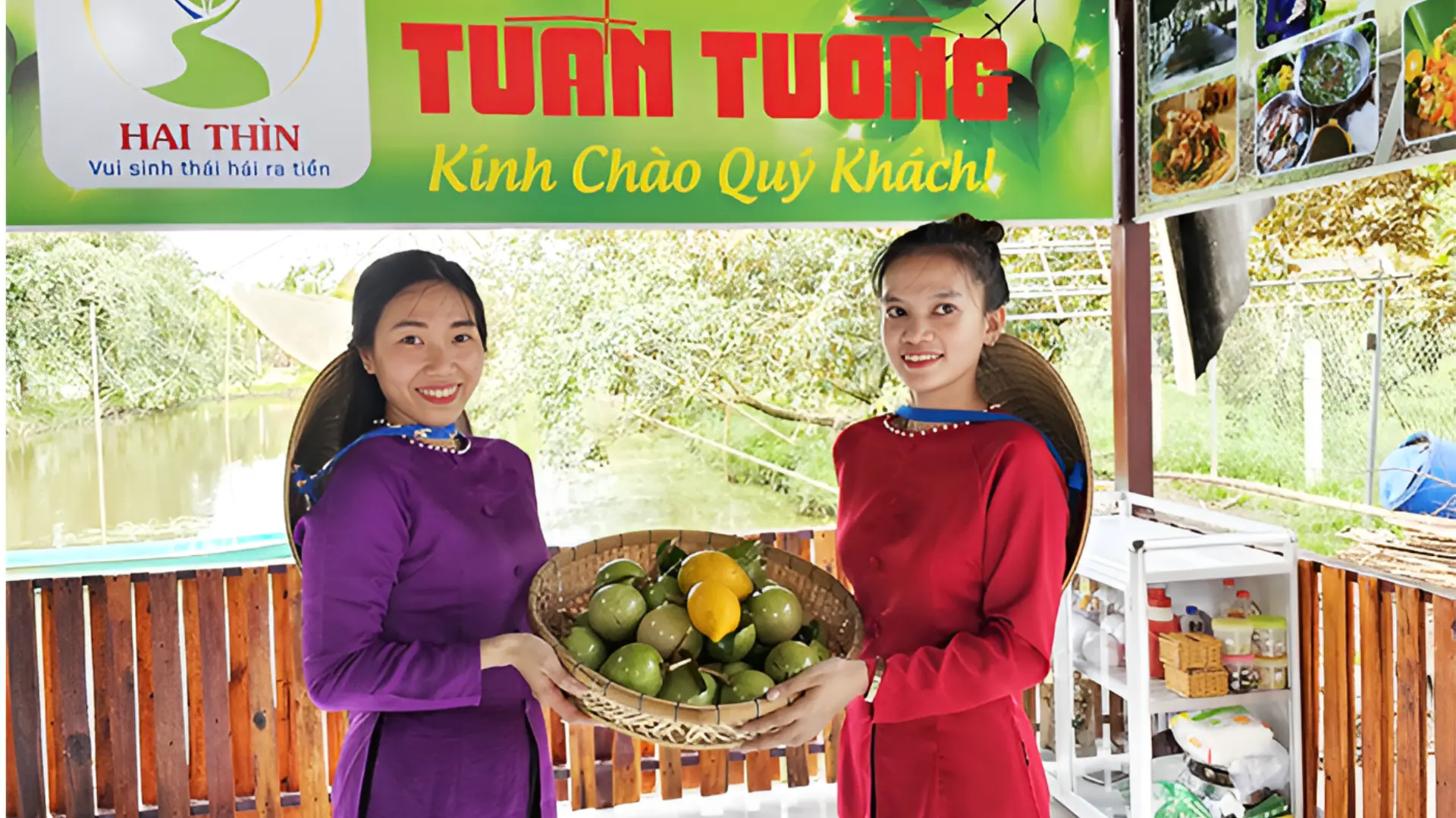 Vườn Du Lịch Sinh Thái Tuấn Tường: Vườn cây ăn trái kết hợp các hoạt động câu cá, làm bánh dân gian và đờn ca tài tử.