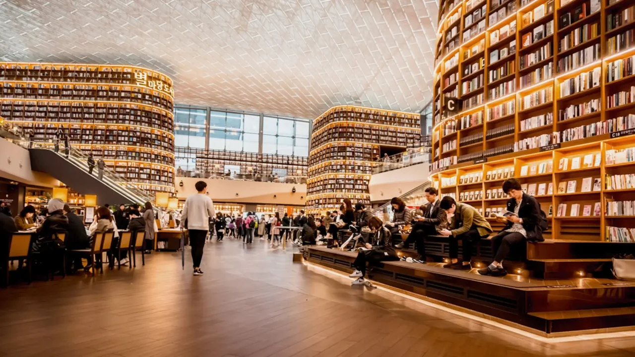 Starfield Library – không gian tri thức và nghệ thuật giữa lòng Seoul