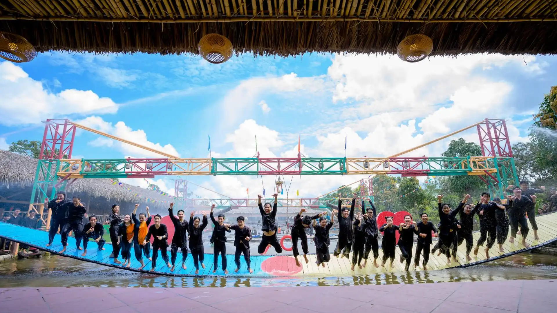 Team building miền Tây trên sân thử thách tại Cần Thơ Eco Resort