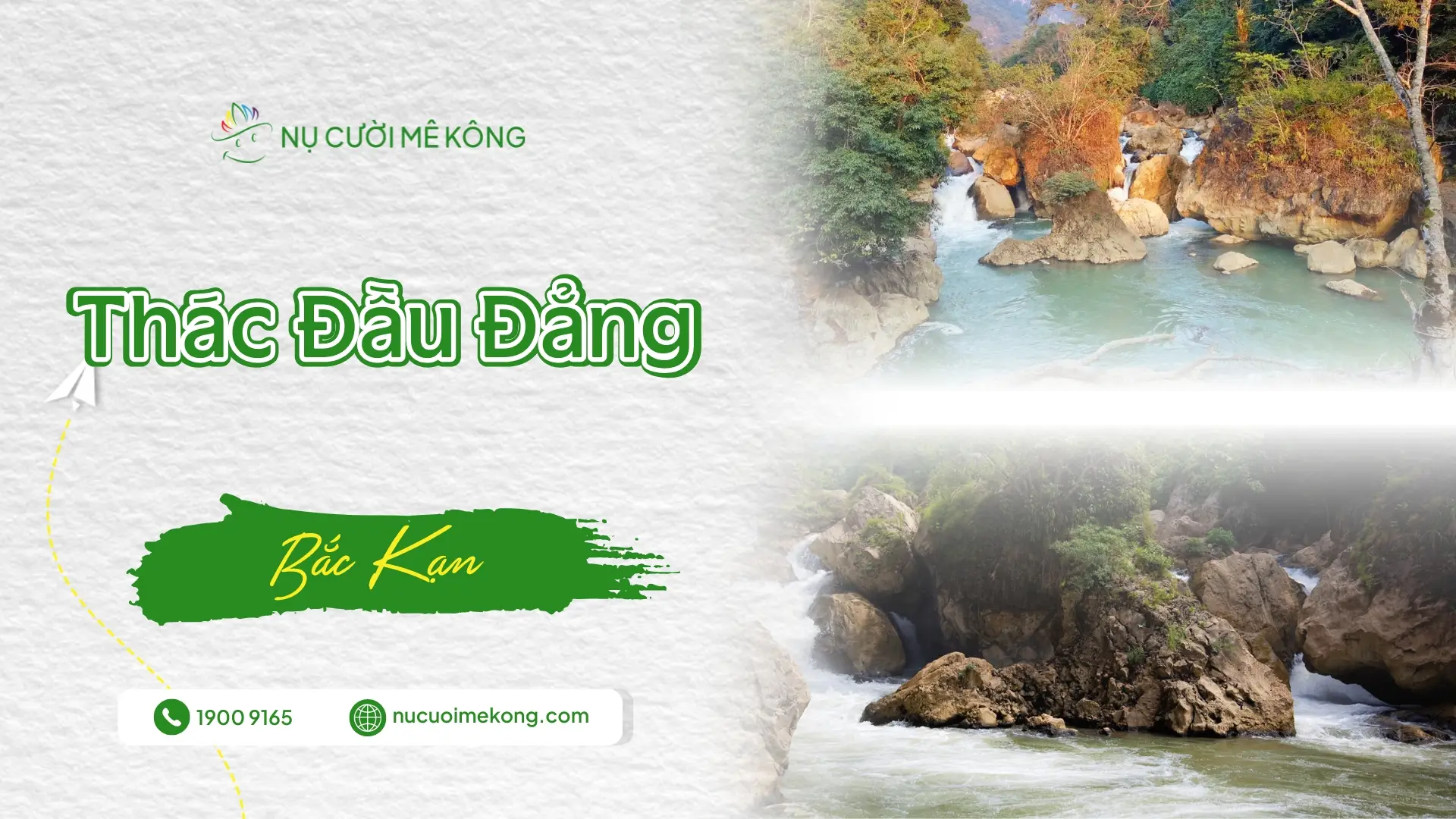 Thác Đầu Đẳng là điểm đến nổi bật tại Bắc Kạn