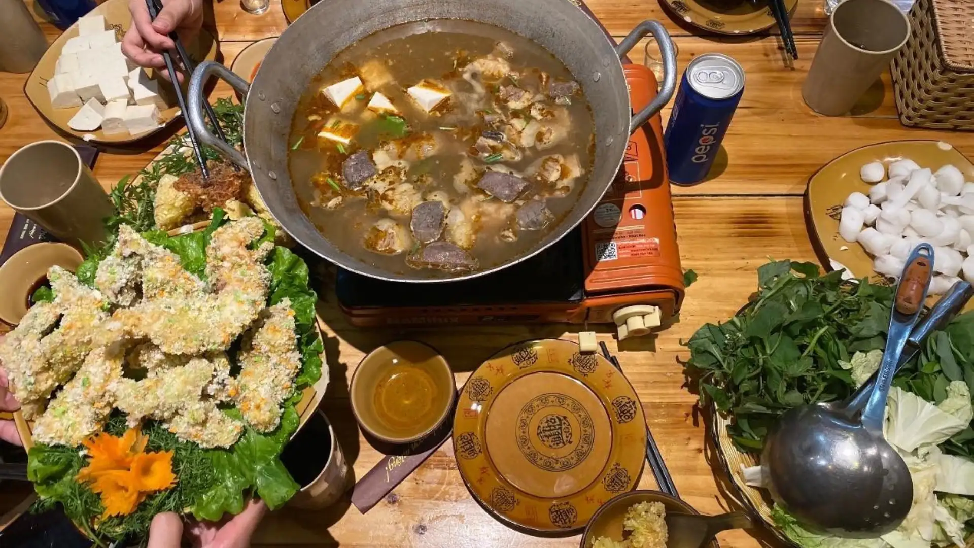 Món Thắng Cố tại một nhà hàng 