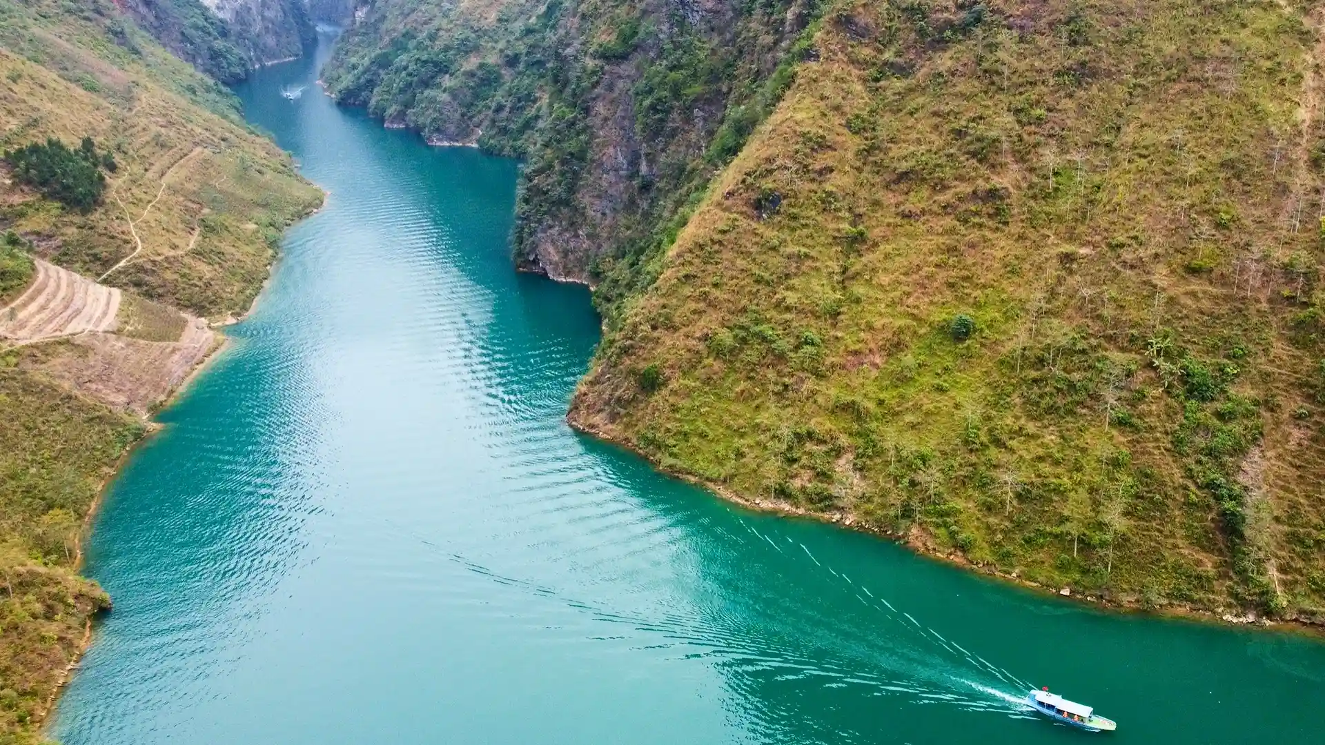 Ngắm sông Nho Quế và hoa tam giác mạch