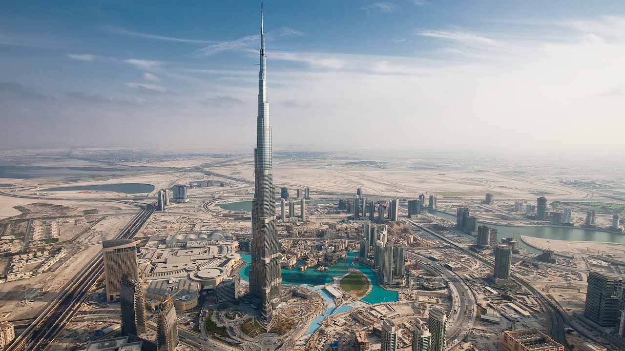 tòa nhà Burj Khalifa.