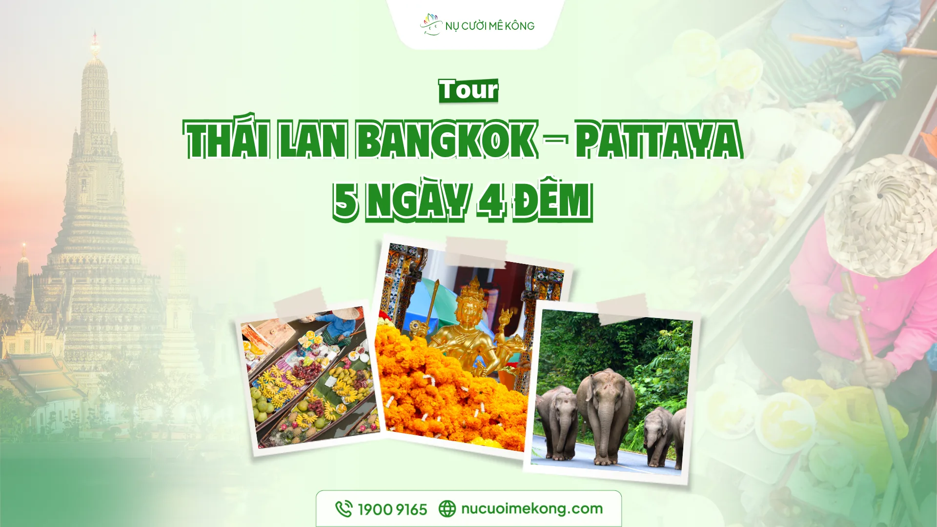 Tour Bangkok Pattaya từ TPHCM 2025 giá tốt – lịch trình 5 ngày 4 đêm