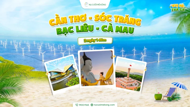 Tour Cà Mau 2 ngày 1 đêm - rừng đước và Đất Mũi