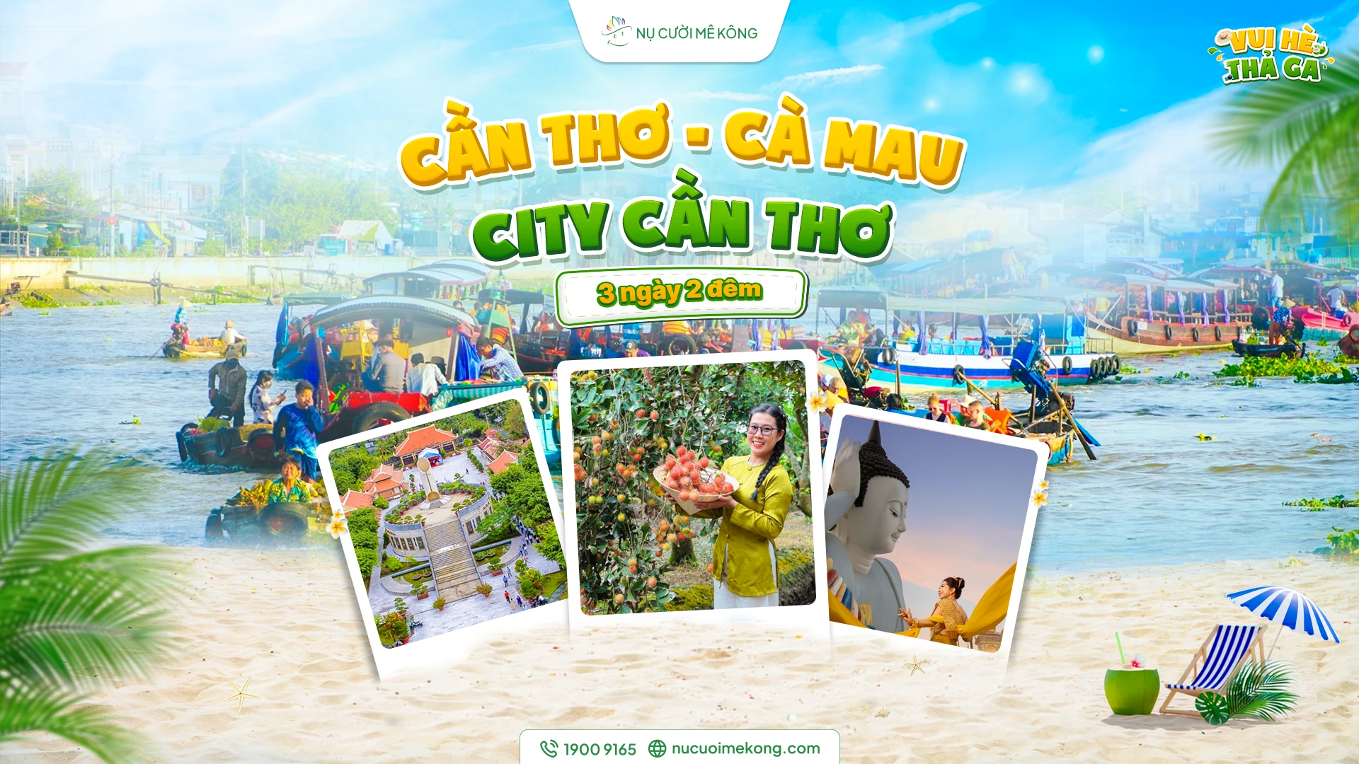 Tour Cần Thơ Cà Mau 3 ngày 2 đêm - Sóc Trăng Bạc Liêu