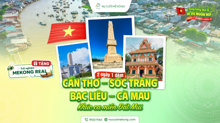 Tour Cà Mau 2 ngày 1 đêm - rừng đước và Đất Mũi