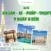 Tour Châu Âu 9N8D tại Nụ Cười Mê Kông