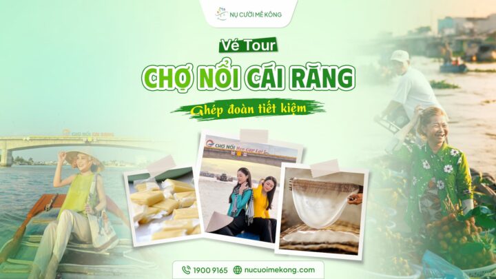 tour chợ nổi cái răng ghép đoàn