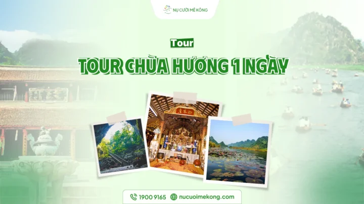 Du khách khởi hành từ Hà Nội tham gia Tour Chùa Hương 1 Ngày