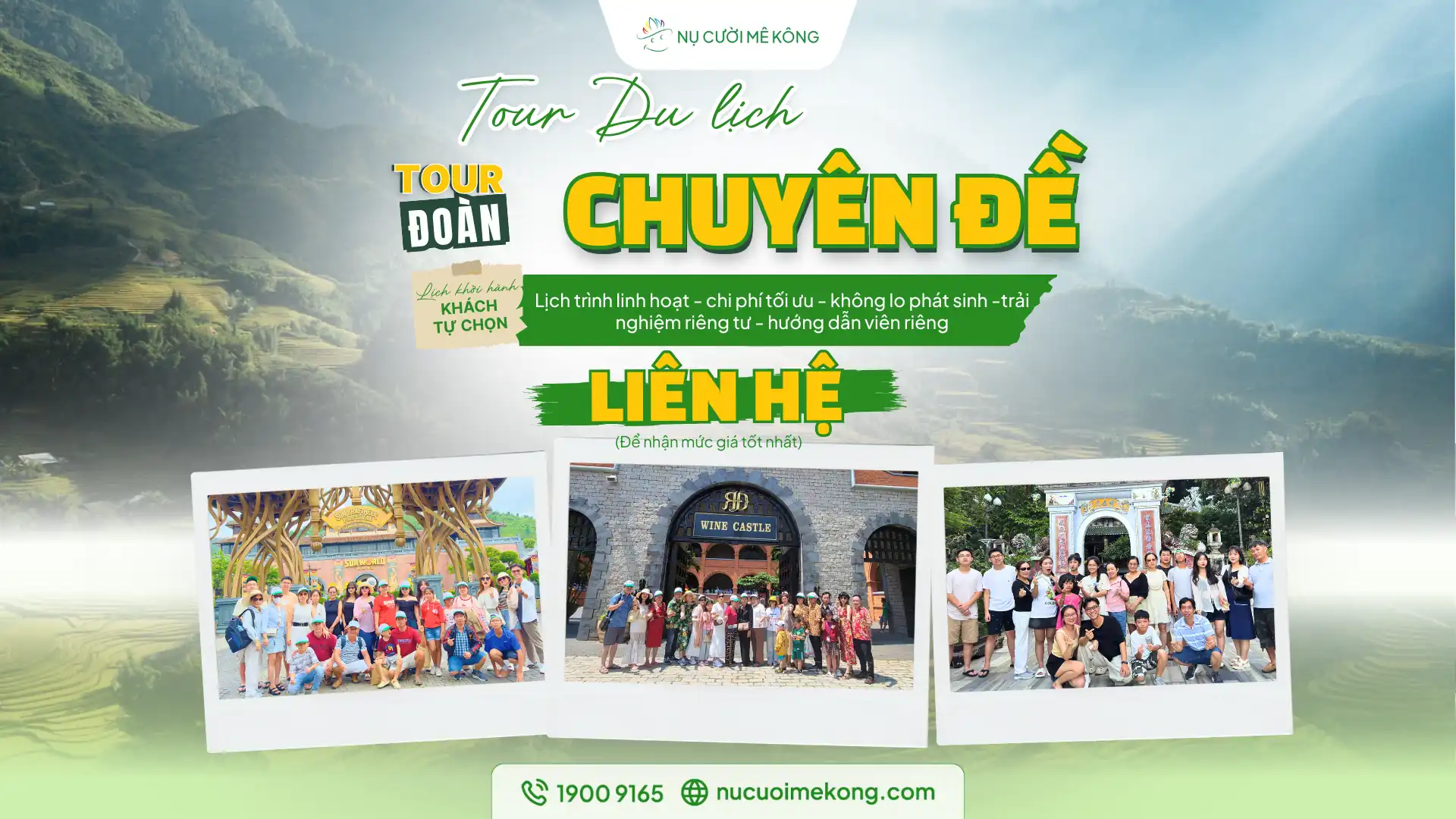 Tour chuyên đề Nụ Cười Mê Kông – chương trình du lịch kết hợp trải nghiệm sáng tạo và gắn kết