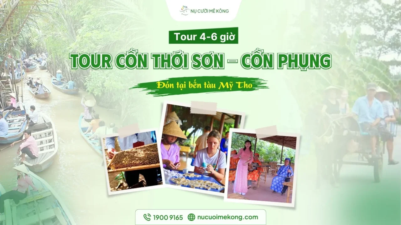 tour du lịch cồn thới sơn nửa ngày
