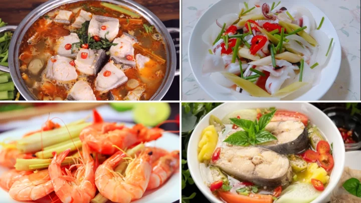 Dùng cơm trưa hải sản và nghỉ ngơi tại đảo Cù Lao Câu