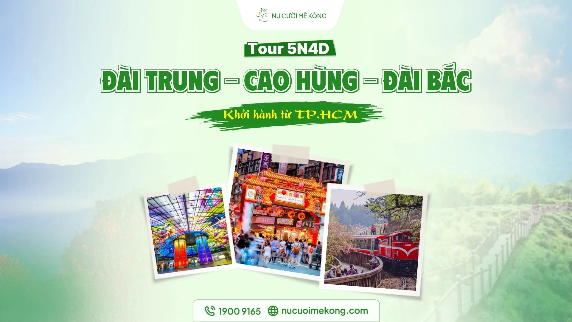 tour Đài Trung - Cao Hùng - Đài Bắc - Alishan 5N4Đ