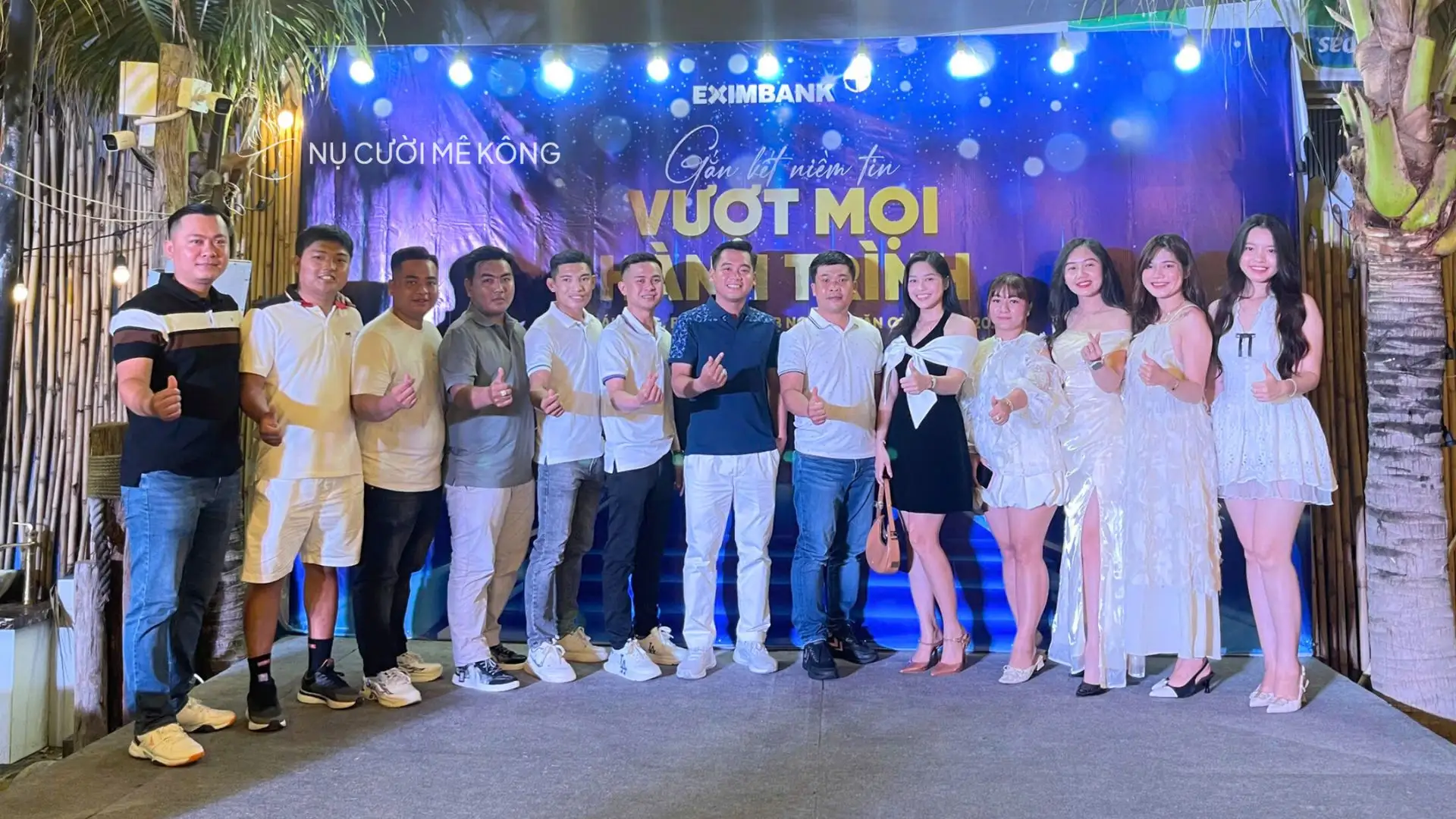 Tour đoàn Eximbank Cần Thơ tại Phan Thiết giao lưu trong Gala Dinner