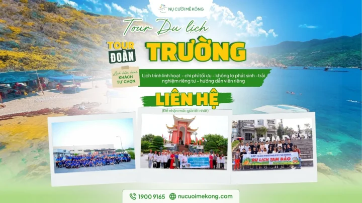 Tour đoàn trường Nụ Cười Mê Kông
