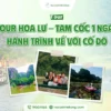 Tour Hoa Lư Tam Cốc 1 ngày, Nụ cười Mê Kông, khám phá cố đô.