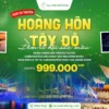 tour du thuyền hoàng hôn tây đô lễ hội văn hoá ở nụ cười mê kông