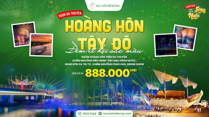 Tour du thuyền Lễ hội văn hoá sông nước