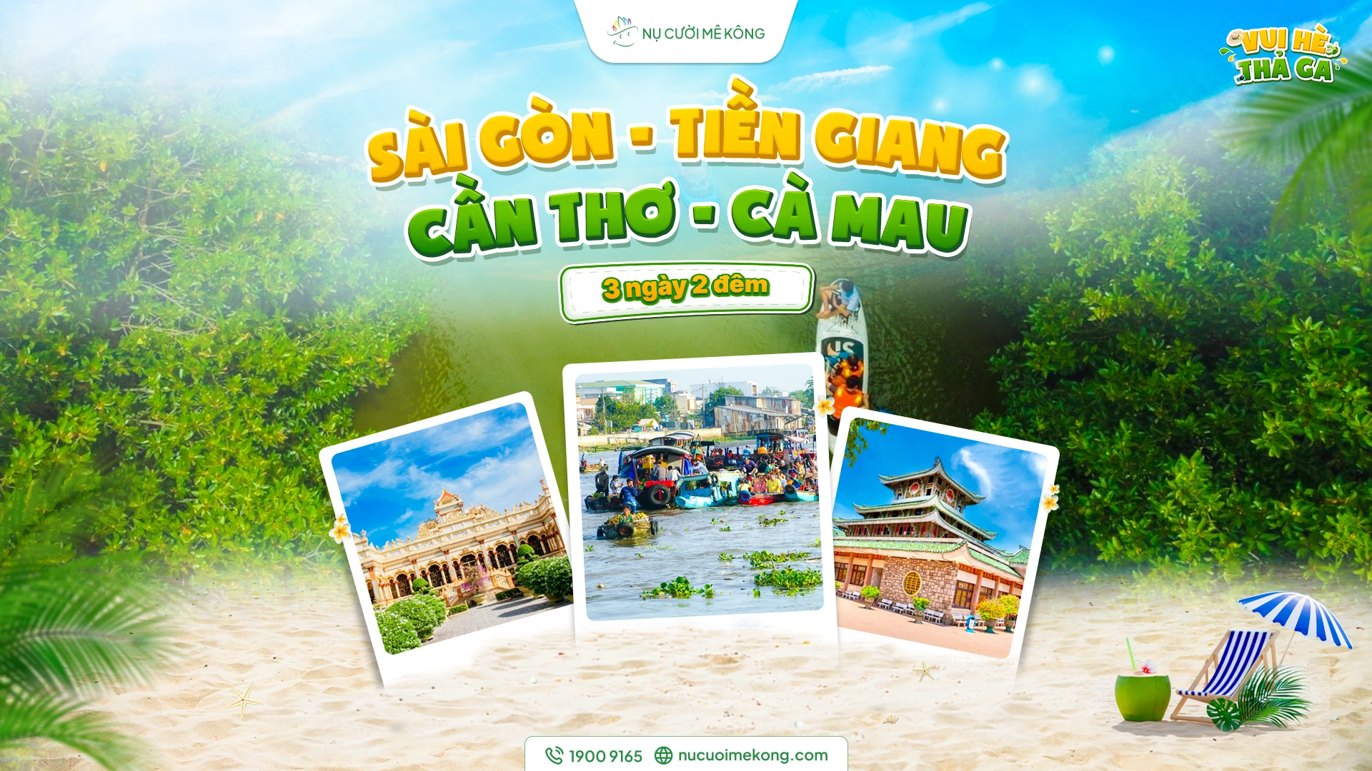 Tour miền Tây 3 ngày 2 đêm Cần Thơ Châu Đốc An Giang