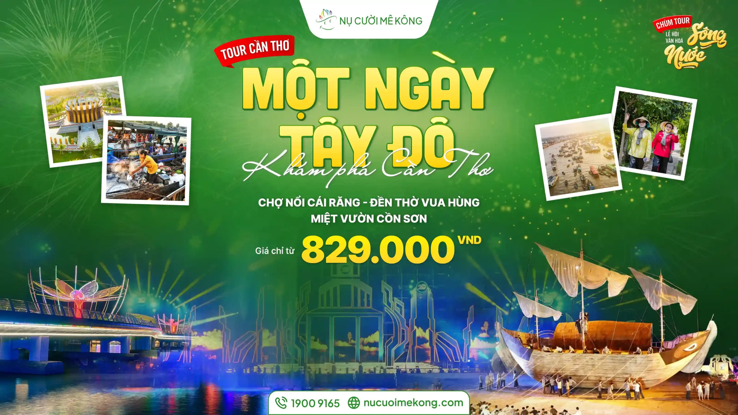 Tour Tây Đô 1 ngày lễ hội văn hoá sông nước