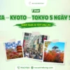 Tour Osaka Kyoto Tokyo : Cung Đường Vàng Rực Rỡ Sắc Thu 2025