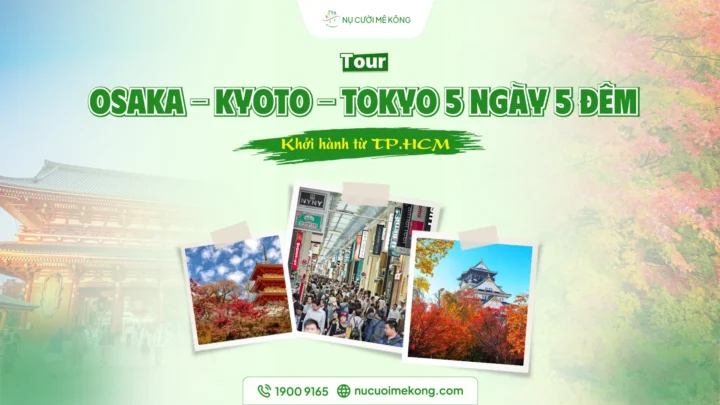 Tour Osaka Kyoto Tokyo : Cung Đường Vàng Rực Rỡ Sắc Thu 2025
