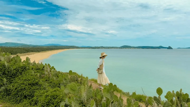Ngắm nhìn biển cả từ Bãi xếp thơ mộng