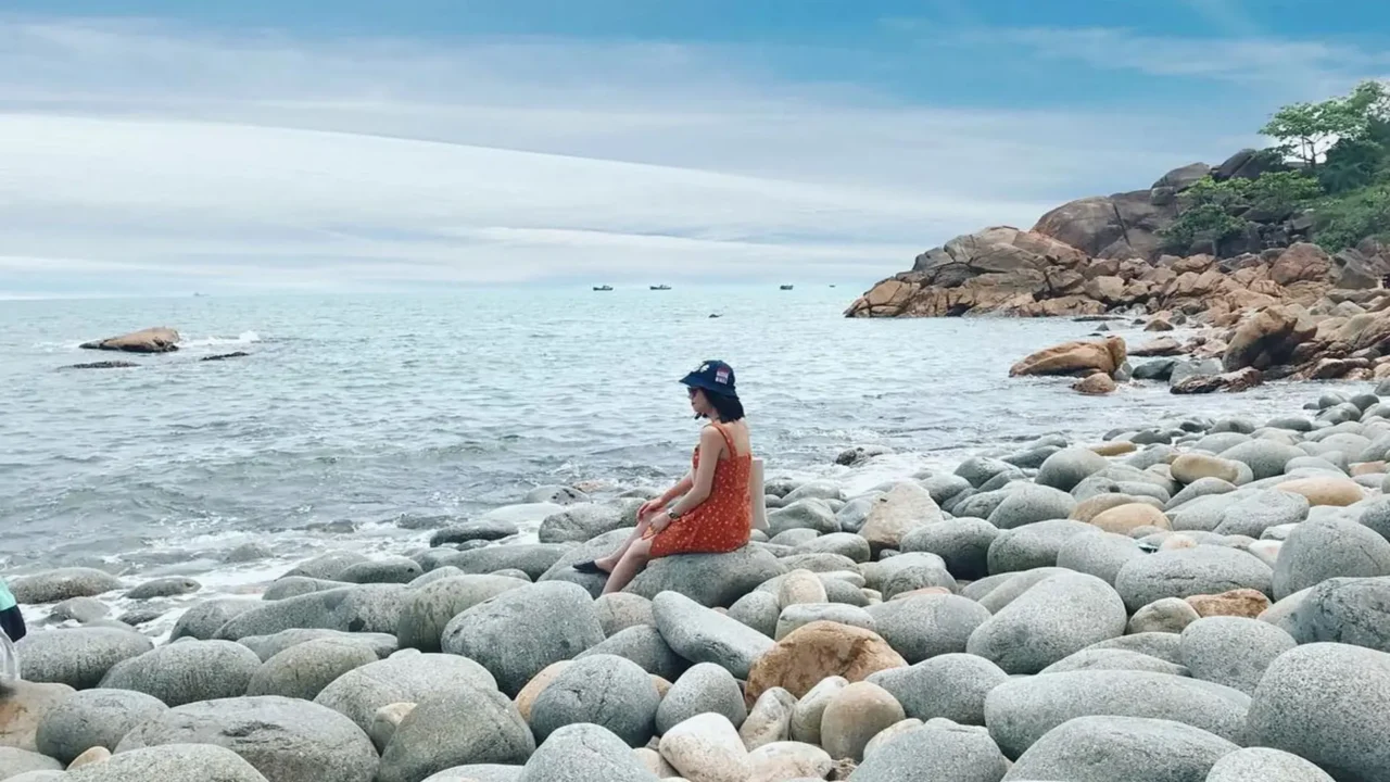 chụp ảnh tại ghềnh đá sa tiên quy nhơn