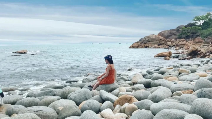chụp ảnh tại ghềnh đá sa tiên quy nhơn
