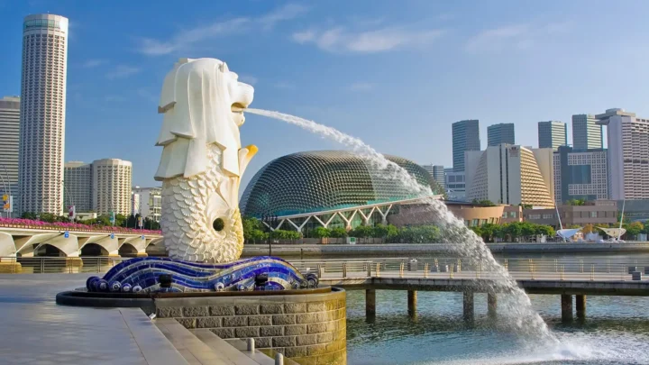 Công viên Merlion và tượng sư tử biển