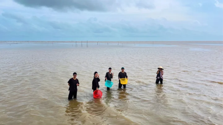 trai nghiem lam ngu dan dat mui bat ngheu ao ba ba