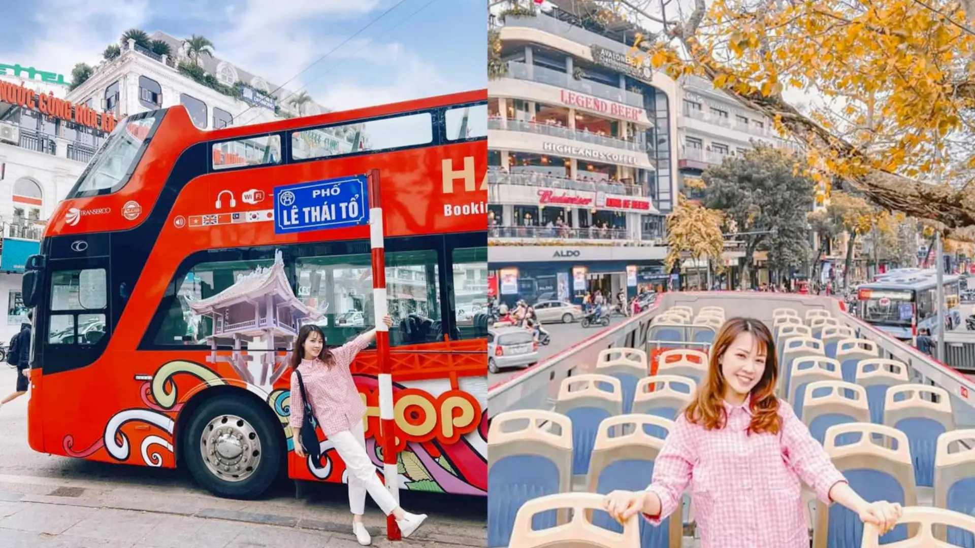 trải nghiệm khám phá và chụp ảnh trên xe bus 2 tầng