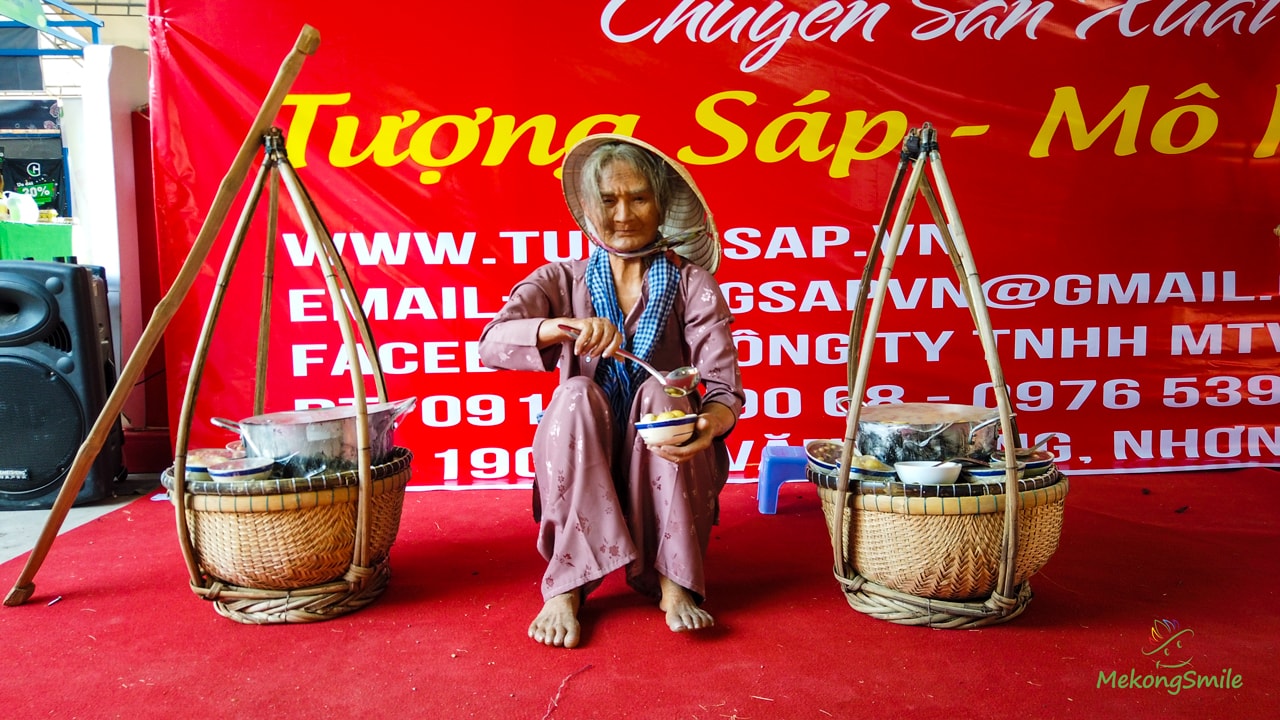 Tượng sáp tại hội chợ du lịch quốc tế Cần Thơ VITM 2019
