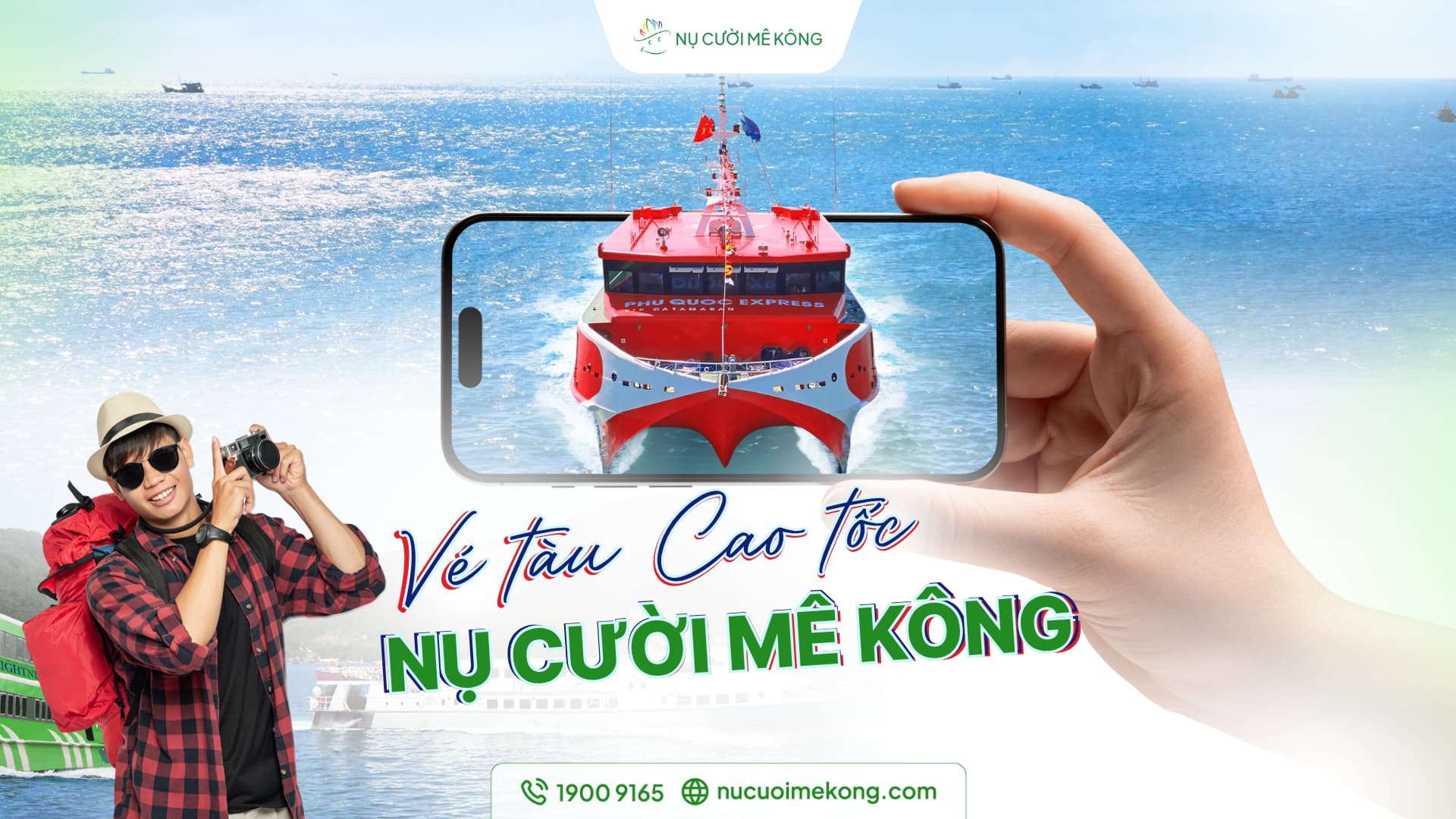 Vé tàu cao tốc Nụ Cười Mê Kông